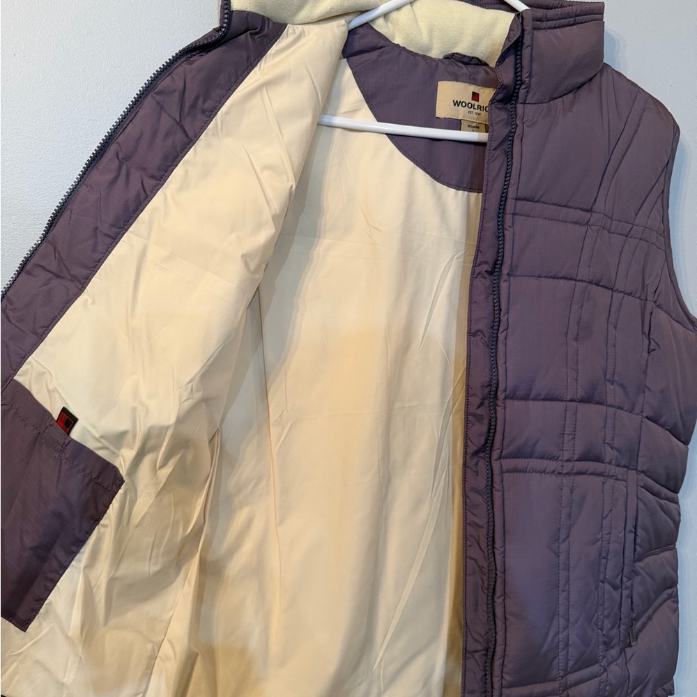 Woolrich Women's Amethyst Quilted Vest Size Large Purple - Picture 3 of 5
